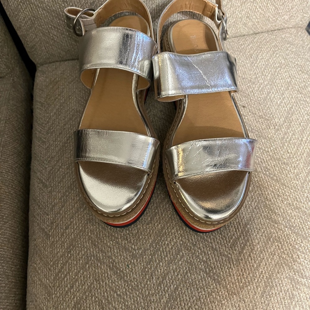 Silver sandal size 8 1/2 brand  new